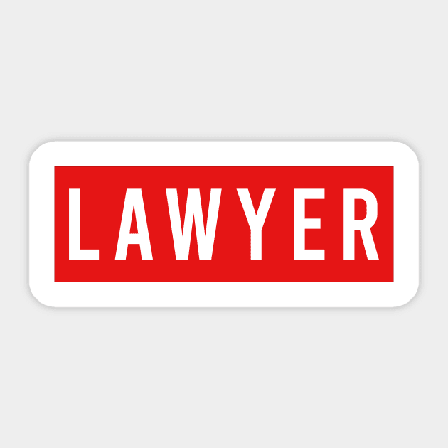 Lawyer Sticker by Saytee1